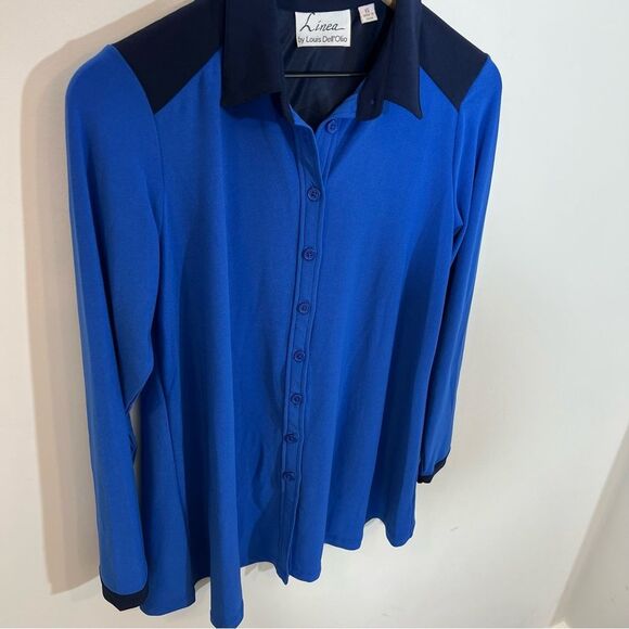 New Louis Dell’ Olio Moss Crepe Button | Size XS - Picture 5 of 11